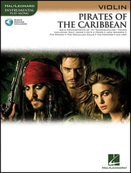 PIRATES OF THE CARIBBEAN VIOLIN Book with Online Audio Access cover